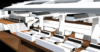 Rendering der Freienhof-Lounge