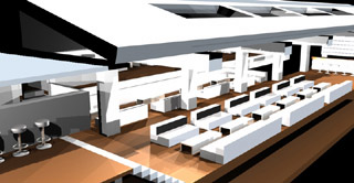 Rendering der Freienhof-Lounge