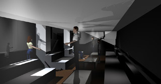 Rendering der Freienhof-Lounge