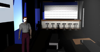 Rendering der Freienhof-Lounge