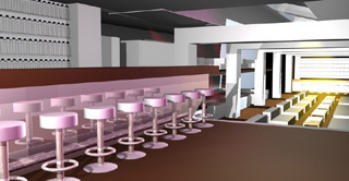 Rendering der Freienhof-Lounge