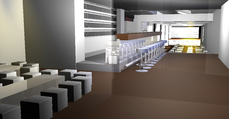 Rendering der Freienhof-Lounge